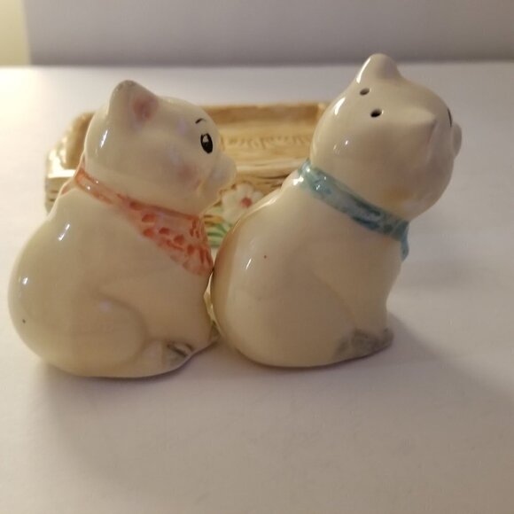 Mercuries Country Farm Tea Set Pig Salt & Pepper Shakers 1994 - Picture 8 of 13